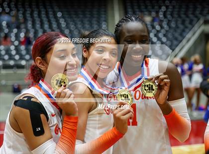 Thumbnail 2 in Grand Oaks vs. Cinco Ranch (UIL 6A Volleyball Final) photogallery.
