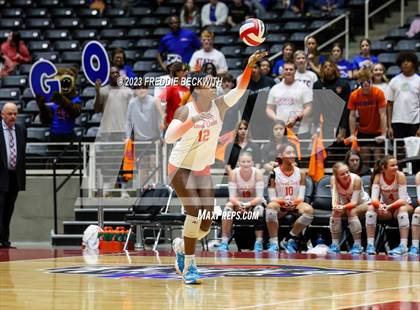 Thumbnail 1 in Grand Oaks vs. Cinco Ranch (UIL 6A Volleyball Final) photogallery.