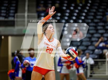 Thumbnail 2 in Grand Oaks vs. Cinco Ranch (UIL 6A Volleyball Final) photogallery.
