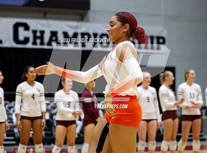Thumbnail 2 in Grand Oaks vs. Cinco Ranch (UIL 6A Volleyball Final) photogallery.