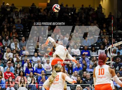 Thumbnail 3 in Grand Oaks vs. Cinco Ranch (UIL 6A Volleyball Final) photogallery.