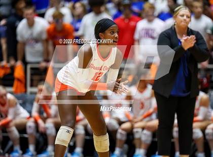 Thumbnail 1 in Grand Oaks vs. Cinco Ranch (UIL 6A Volleyball Final) photogallery.