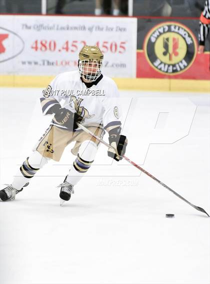 Thumbnail 3 in Notre Dame Prep vs Brophy College Prep (AHSHA Quarter Final) photogallery.