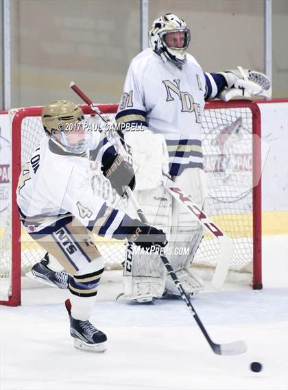 Thumbnail 3 in Notre Dame Prep vs Brophy College Prep (AHSHA Quarter Final) photogallery.