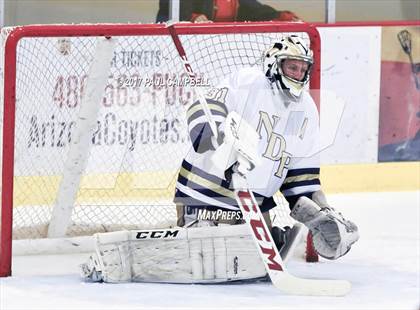 Thumbnail 3 in Notre Dame Prep vs Brophy College Prep (AHSHA Quarter Final) photogallery.