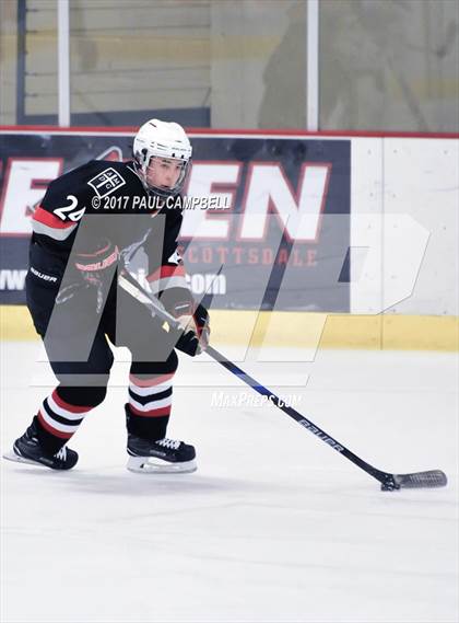 Thumbnail 1 in Notre Dame Prep vs Brophy College Prep (AHSHA Quarter Final) photogallery.