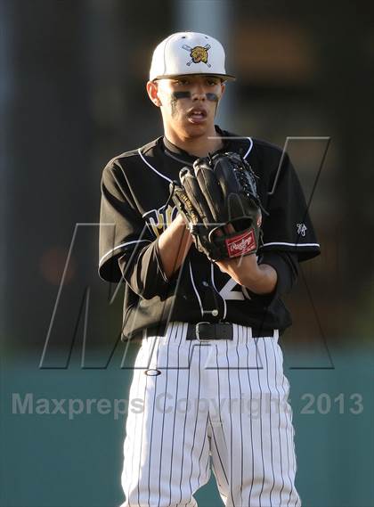 Thumbnail 3 in Banning vs. San Fernando (CIF City D1 Semi-Final) photogallery.