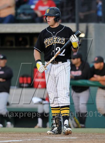 Thumbnail 1 in Banning vs. San Fernando (CIF City D1 Semi-Final) photogallery.