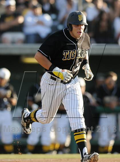 Thumbnail 1 in Banning vs. San Fernando (CIF City D1 Semi-Final) photogallery.