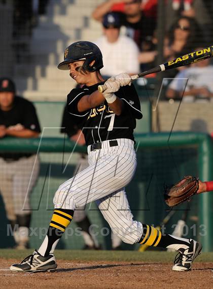 Thumbnail 3 in Banning vs. San Fernando (CIF City D1 Semi-Final) photogallery.