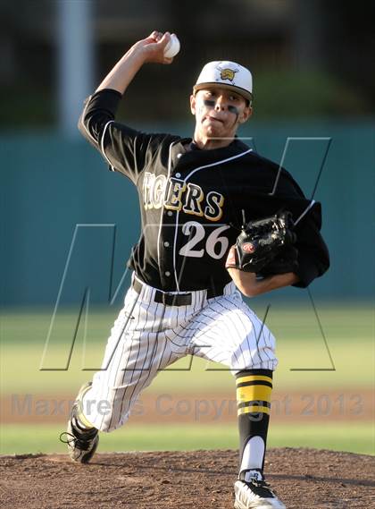 Thumbnail 1 in Banning vs. San Fernando (CIF City D1 Semi-Final) photogallery.