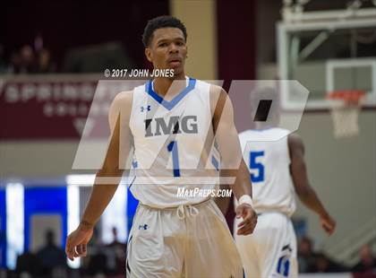 Thumbnail 1 in IMG Academy vs Wasatch Academy (Spalding Hoophall Classic) photogallery.