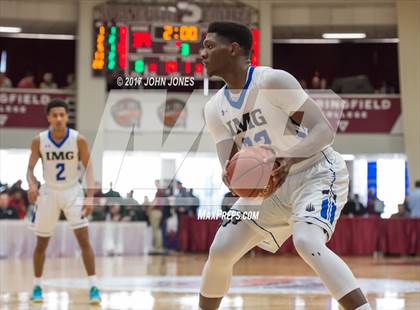 Thumbnail 2 in IMG Academy vs Wasatch Academy (Spalding Hoophall Classic) photogallery.
