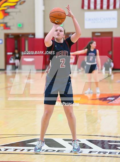 Thumbnail 1 in Perry vs. Chaparral (Hoophall West Tournament) photogallery.