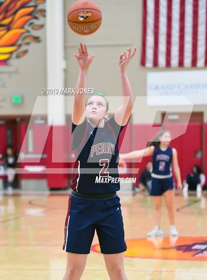 Thumbnail 2 in Perry vs. Chaparral (Hoophall West Tournament) photogallery.