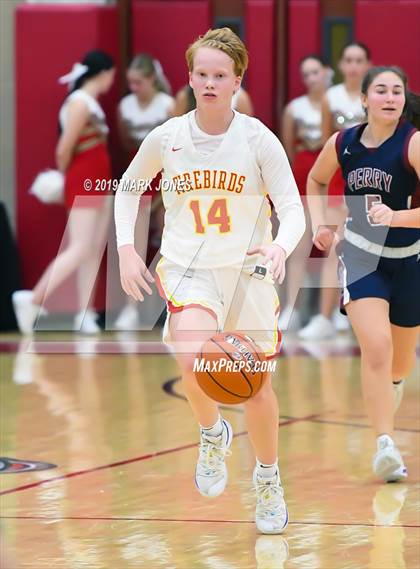 Thumbnail 1 in Perry vs. Chaparral (Hoophall West Tournament) photogallery.