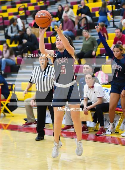 Thumbnail 2 in Perry vs. Chaparral (Hoophall West Tournament) photogallery.
