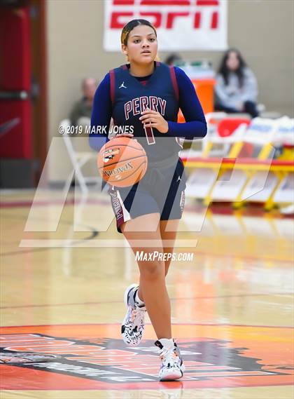 Thumbnail 2 in Perry vs. Chaparral (Hoophall West Tournament) photogallery.