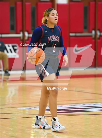 Thumbnail 2 in Perry vs. Chaparral (Hoophall West Tournament) photogallery.