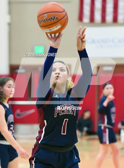 Thumbnail 1 in Perry vs. Chaparral (Hoophall West Tournament) photogallery.