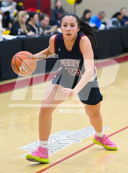 Thumbnail 2 in Perry vs. Chaparral (Hoophall West Tournament) photogallery.
