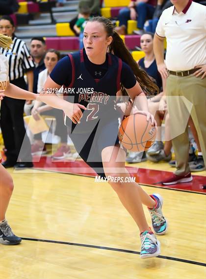 Thumbnail 3 in Perry vs. Chaparral (Hoophall West Tournament) photogallery.