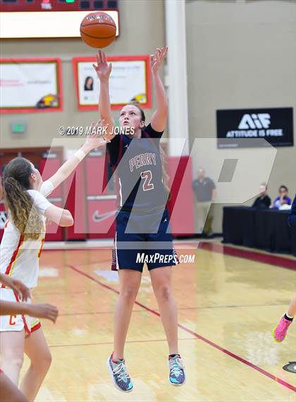 Thumbnail 2 in Perry vs. Chaparral (Hoophall West Tournament) photogallery.