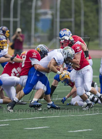 Thumbnail 1 in WFCA D4-7 All-Star Football Game photogallery.
