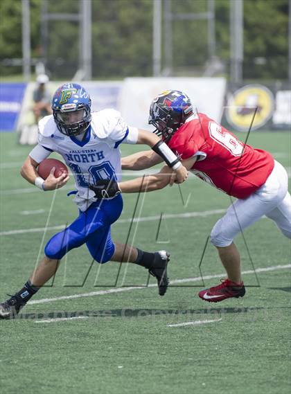 Thumbnail 1 in WFCA D4-7 All-Star Football Game photogallery.