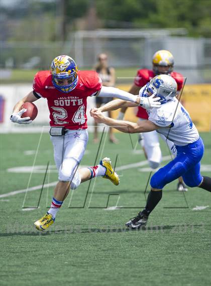 Thumbnail 1 in WFCA D4-7 All-Star Football Game photogallery.