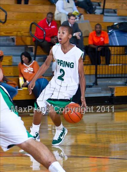 Thumbnail 2 in Spring vs. DeSoto (McDonald's Texas Invitational) photogallery.