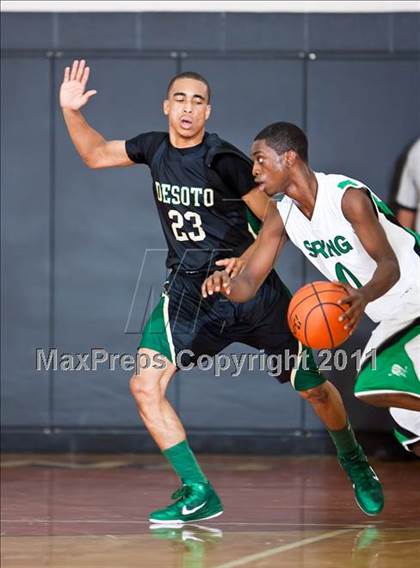 Thumbnail 2 in Spring vs. DeSoto (McDonald's Texas Invitational) photogallery.