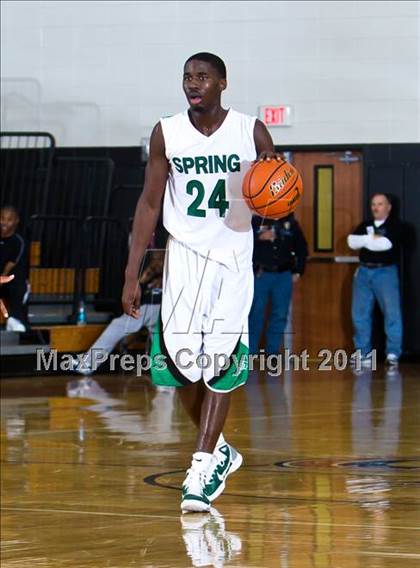 Thumbnail 3 in Spring vs. DeSoto (McDonald's Texas Invitational) photogallery.
