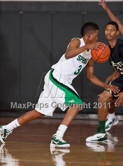 Thumbnail 2 in Spring vs. DeSoto (McDonald's Texas Invitational) photogallery.
