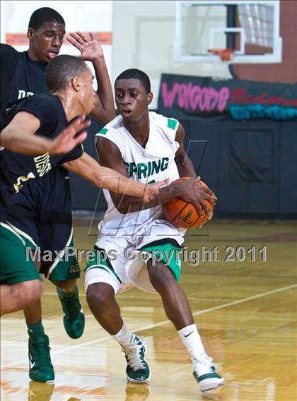 Thumbnail 3 in Spring vs. DeSoto (McDonald's Texas Invitational) photogallery.