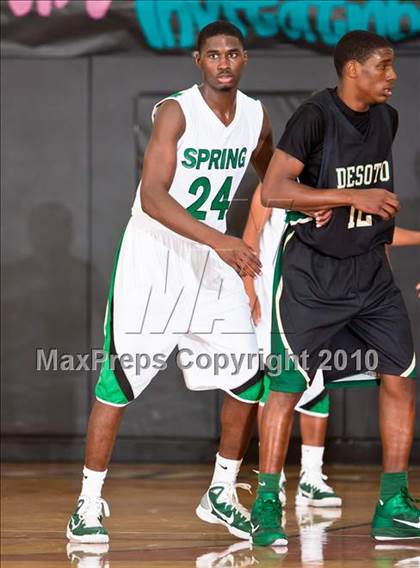 Thumbnail 1 in Spring vs. DeSoto (McDonald's Texas Invitational) photogallery.