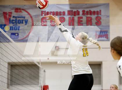 Thumbnail 3 in Safford vs Arizona Lutheran Academy (The Florence VB Invitational) photogallery.