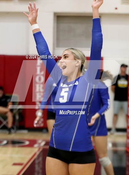 Thumbnail 2 in Safford vs Arizona Lutheran Academy (The Florence VB Invitational) photogallery.