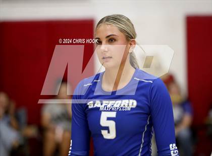 Thumbnail 1 in Safford vs Arizona Lutheran Academy (The Florence VB Invitational) photogallery.