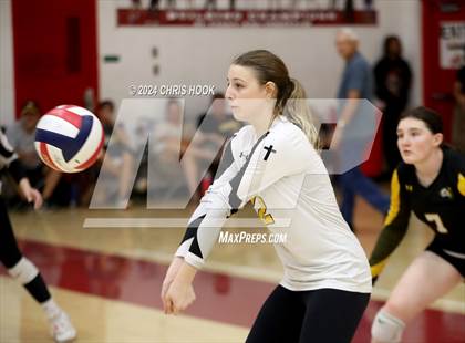 Thumbnail 3 in Safford vs Arizona Lutheran Academy (The Florence VB Invitational) photogallery.