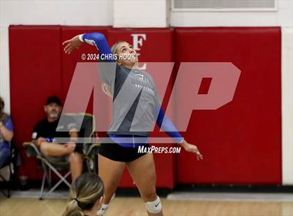 Thumbnail 2 in Safford vs Arizona Lutheran Academy (The Florence VB Invitational) photogallery.