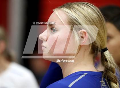 Thumbnail 2 in Safford vs Arizona Lutheran Academy (The Florence VB Invitational) photogallery.