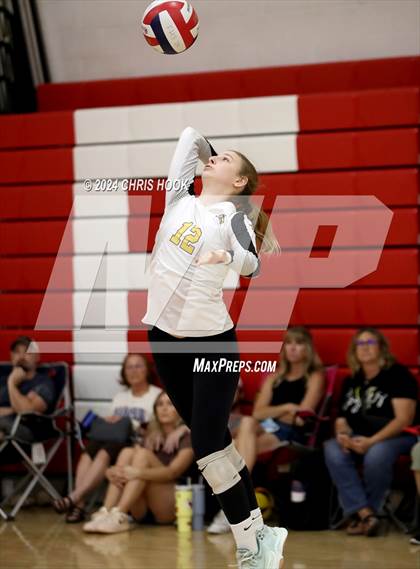 Thumbnail 3 in Safford vs Arizona Lutheran Academy (The Florence VB Invitational) photogallery.