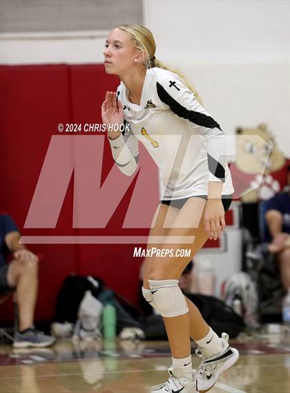 Thumbnail 2 in Safford vs Arizona Lutheran Academy (The Florence VB Invitational) photogallery.