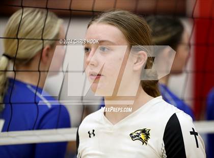 Thumbnail 2 in Safford vs Arizona Lutheran Academy (The Florence VB Invitational) photogallery.