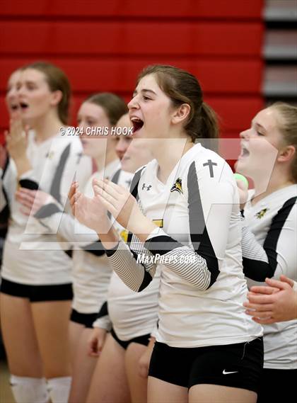 Thumbnail 2 in Safford vs Arizona Lutheran Academy (The Florence VB Invitational) photogallery.