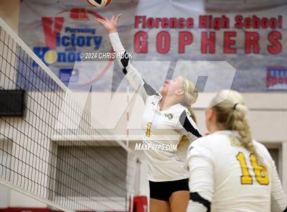 Thumbnail 1 in Safford vs Arizona Lutheran Academy (The Florence VB Invitational) photogallery.