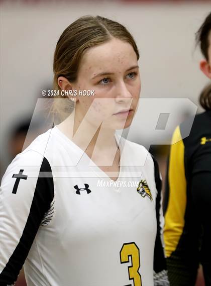 Thumbnail 3 in Safford vs Arizona Lutheran Academy (The Florence VB Invitational) photogallery.