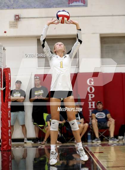 Thumbnail 1 in Safford vs Arizona Lutheran Academy (The Florence VB Invitational) photogallery.