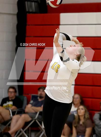 Thumbnail 1 in Safford vs Arizona Lutheran Academy (The Florence VB Invitational) photogallery.